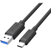 UNITEK USB Unitek USB-A - USB-C cable 3 m black (C14103BK-3M)