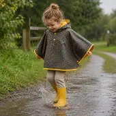 Ducksday Poncho Ducksday Kids Puck-Maat 98 - 104