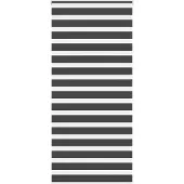 vidaXL Zebra rolgordijn 110x200 cm stofbreedte 105,9 cm zwart
