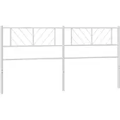 vidaXL Vervangend hoofdbord 180 cm metaal wit