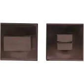 HDD pro WC-garnituur Square 48mm Mat Brons