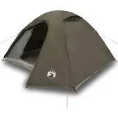 vidaXL Koepeltent 3-persoons waterdicht bruin