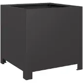 vidaXL Plantenbak 40x40x40 cm staal zwart