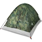vidaXL Koepeltent 4-persoons waterdicht camouflage