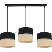 Light11 HOME Hanglamp, plafondlamp, lampenkap 20 cm, zwart