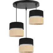 Light11 HOME Hanglamp, plafondlamp, lampenkap 20 cm, zwart