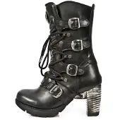 New rock Veterlaarzen 'M-TR003-S1' zwart