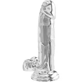 Toyjoy Clear Dildo with Balls 7 inch