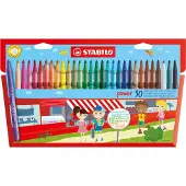Stabilo Power Viltstift Etui 30 Kleuren Multi multi Stift