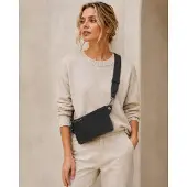 Zebra trends Lisa Crossbody Tasje - Voor Festival - Fanny Pack met Afneembare Heupband - Zwart