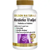 Golden naturals Probiotica 10 miljard (180 capsules)