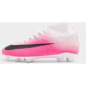 Nike Mercurial Superfly 11 Club Gras / Kunstgras Voetbalschoenen (MG) Kids Felroze Wit Zwart