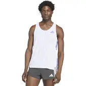 Adidas Functioneel shirt 'Adizero' violetblauw / wit