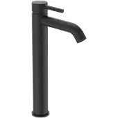 Ideal standard CeraLine - Wastafelkraan met Click-clack afvoerplug, zwart BD137XG