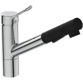 Ideal standard Ceralook - Keukenkraan met uittrekbare handdouche, BlueStart, chroom BC297AA