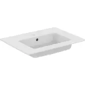Ideal standard Tiempo Wastafel H14xD45cm 1 kraangat rechthoek Keramiek Wit