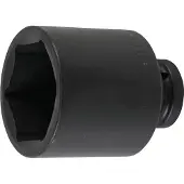 Bgs Dopsleutel + dopmoer, Power Socket Zeskant, diep Aandrijving Vierkantaandrijving 25 mm (1") SW 70 mm (75 mm)