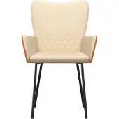 vidaXL Eetkamerstoelen 2 st fluweel bruin