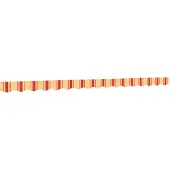 vidaXL Vervangingsdoek voor luifelrok gestreept 380x20 cm geel en oranje