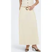 JDY Jdymilan Linnen Lange Rok Dames Liath M
