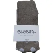 Ewers maillot 92/98 bruin melee met zilveren glitters dots