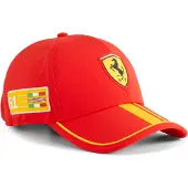 Puma x SCUDERIA FERRARI HYPERCAR Replica Lemans baseballpet, Rood