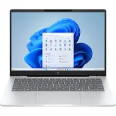 HP D9DF6EA#ABH laptop Intel Core Ultra 5 225U 35,6 cm (14") 2K 16 GB LPDDR5-SDRAM 512 GB SSD Wi-Fi 6E (802.11ax) Windows 11 Home AI PC Zilver QWERTY