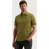PME Legend Shirt 'Polo shirt in piqué with stretch and flight pocket' lichtgroen
