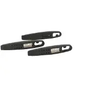 Xlc TO-S59 Bandafnemer - PVC/Metaal - Zwart - Set a 3 Stuks