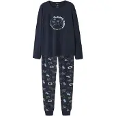 Name it Nachtkledij hemelsblauw / donkerblauw / grijs / lichtgroen