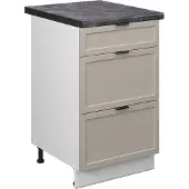 Vicco Fame-Line Keukenonderkast – 50 cm, WB Antraciet GrijsBeige