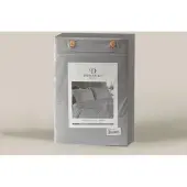Royal Textile Hotelstripe dekbedovertrek - katoensatijn - Grijs - 1-persoons (140x200 + 60x70cm)