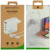 4smarts GaN Flex Pro, voor binnenshuis, AC, 1,5 meter, wit