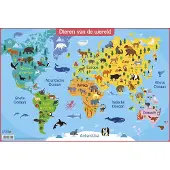 Deltas Educatieve onderleggers dieren van de wereld |