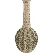 Coppens Vaas Tjitske M naturel/groen zeegras 23x23x49cm