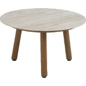 4SO Salute lounge tuintafel 60xH35 cm ceramic amber