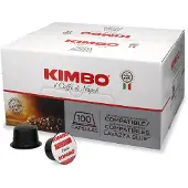 KIMBO | Dubbele Espresso Napoli - 100 capsules voor Lavazza Blue