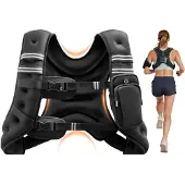 Vevor Gewichtsvest 11,46 kg Trainingsvest met reflecterende strepen
