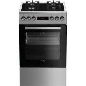 Beko Fsmt55330dxds Butaangasfornuis Met Oven 4 Branders