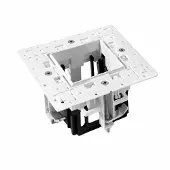 Modular - Qbini Frame Recessed Trimless 1x wit mat