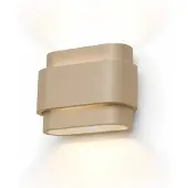 Artdelight Unieke wandlamp Metz champagne