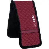 HKM longeerpad Gymnastic - wijnrood/ zwart - 110x26cm