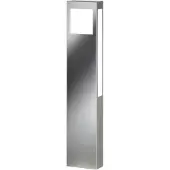 CMD LED tuinpadverlichting - tuinlamp Paulo, alu / grijs / zink, Roestvrij staal, Modern, LED buitenlamp