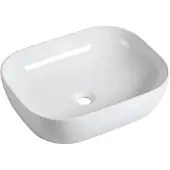 Guido Gusto Wastafel Julia 50x40x14cm glans wit