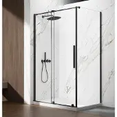 Gelco Spirit Black Rechthoekige douchecabine 160x100cm L/P uitvoering