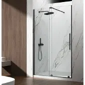 Gelco Spirit douchedeur 100cm zwart