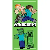 Minecraft handdoek Running 70 x 140 cm - polyester