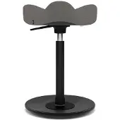 Varier Stokke Move Compact zadelkruk, Donkergrijs/Zwart Revive - ergonomisch
