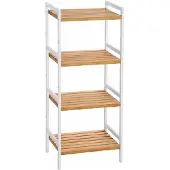 Songmics Badkamerplank met 4 planken