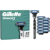 Gillette Mach3 + 12 recharges de rasoir